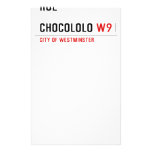 Rue  chocololo  Stationery