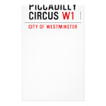 piccadilly circus  Stationery