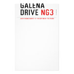 galena drive  Stationery