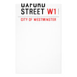 oxford street  Stationery