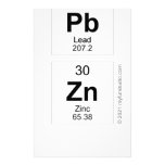 Fe
 Pb
 Zn  Stationery
