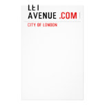 LET  AVENUE  Stationery