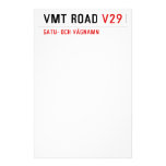 VMT Road  Stationery