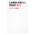 CAMBERWELL Road  Stationery
