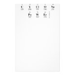 CYCLONE
 POWER  Stationery