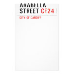 Arabella Street  Stationery
