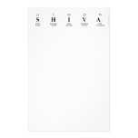 shiva  Stationery