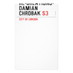 Re-creations- Damian  Chrobak  Stationery