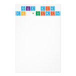 Feliz dia 
 do Quimico  Stationery