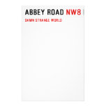 Abbey Road  Stationery