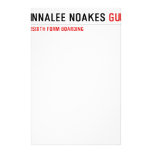 Annalee Noakes  Stationery
