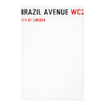 Brazil Avenue  Stationery