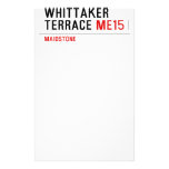 whittaker  terrace  Stationery