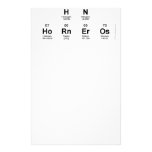 Hn
 Horneros  Stationery