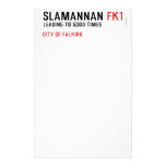 Slamannan  Stationery