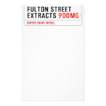 Fulton street Extracts  Stationery