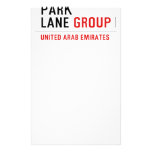 Park Lane  Stationery