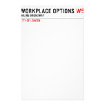 Workplace Options  Stationery