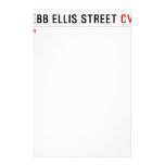 Webb Ellis Street  Stationery