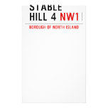 stable hill 4  Stationery
