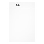 COLLEN.             KA.                 ATHINY  Stationery