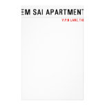 Kaizen Prem sai Apartments   Stationery