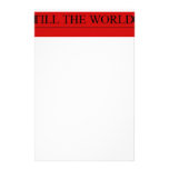 Boomieworld till the world end  Stationery
