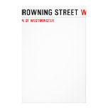 Drowning street  Stationery