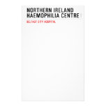 Northern ireland Haemophilia Centre   Stationery