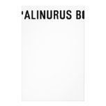 Stanualar and palinurus boulevard no exit   Stationery