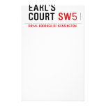 earl's court  Stationery