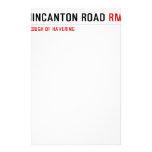 WINCANTON ROAD  Stationery