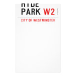 HYDE PARK  Stationery