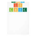 God
 is
 love  Stationery
