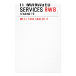 It managed  services  Stationery