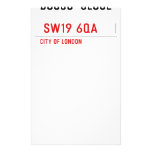 BOSCO  CLOSE    Stationery