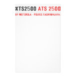 XTS2500  Stationery
