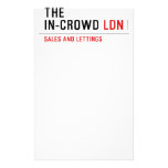 The  In-Crowd  Stationery