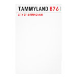 TAMMYLAND  Stationery