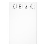 leslie  Stationery