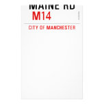 MAINE RD   Stationery