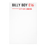 Billy boy  Stationery
