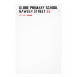 Globe Primary School Gawber Street  Stationery