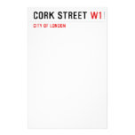Cork Street  Stationery