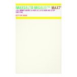 MAXSALTO MIGAL®™  Stationery