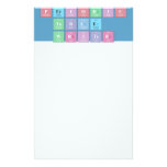 Periodic
 Table
 Writer  Stationery
