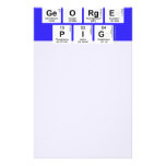 George 
 Pig  Stationery
