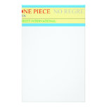 one piece  Stationery