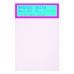 Brenna Smith Wright Rd.  Stationery
