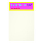 evrleigh r  Stationery